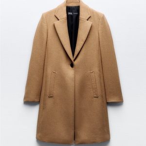 Zara coat with shoulder pads
